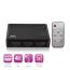 Adaptador Switch 3 Entradas/ 1 Saída HDMI Com Comando